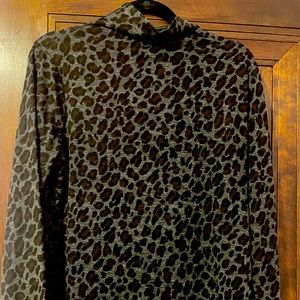 Ann Taylor mock neck shirt